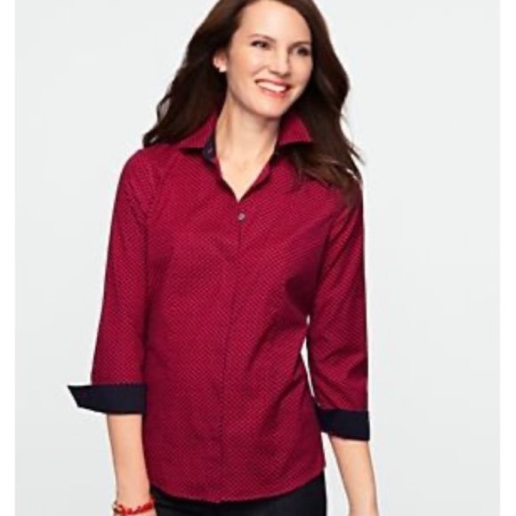 Talbots Tops - Talbots Sailboat Button Down Shirt    VGC